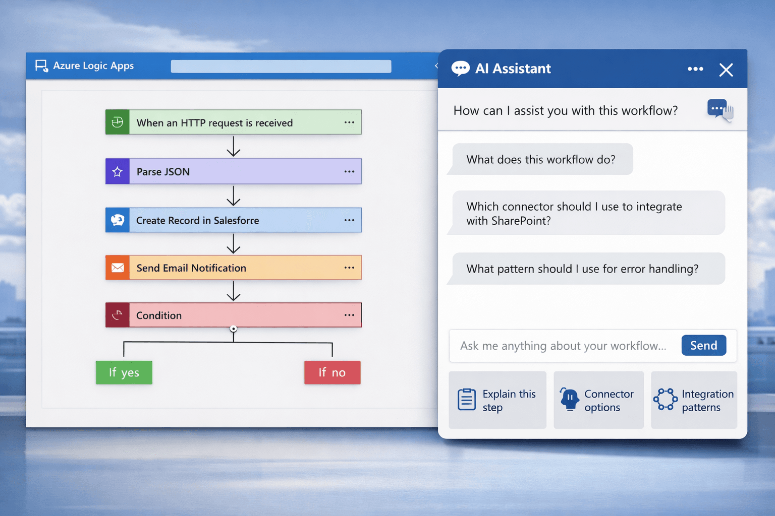 Chat with Your Workflow in Azure Logic Apps Standard